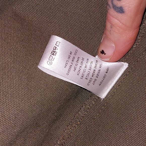 Leo & Sage Green Embroidered Cotton Jacket - Picture 5 of 6